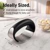 Garlic Press Rocker 304 Stainless Steel Garlic Mincer and Crusher with Peeler and Scraper, Non-Slip Handle, Dishwasher Safe