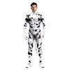 Adults Unisex Animal Cow Costume Carnival Festival Halloween Zentai Bodysuits with Tail Onesie Purim Dress Up Jumpsuits