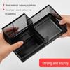 Stylish and Functional Metal Mesh Desktop Stationery Organizer with Three Compartments