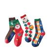 Christmas Socks, Red Socks, Women's Mid-calf Cotton Socks, Spring and Autumn New Year Mid-calf Couple Gifts, Autumn and Winter Cotton Socks