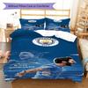The Blues Team  Bedding Quilt Set Quilt Cover Pillowcase Home Decoration Birthday Gift (1 * Duvet Cover + 2 * Pillowcase, Without Core)