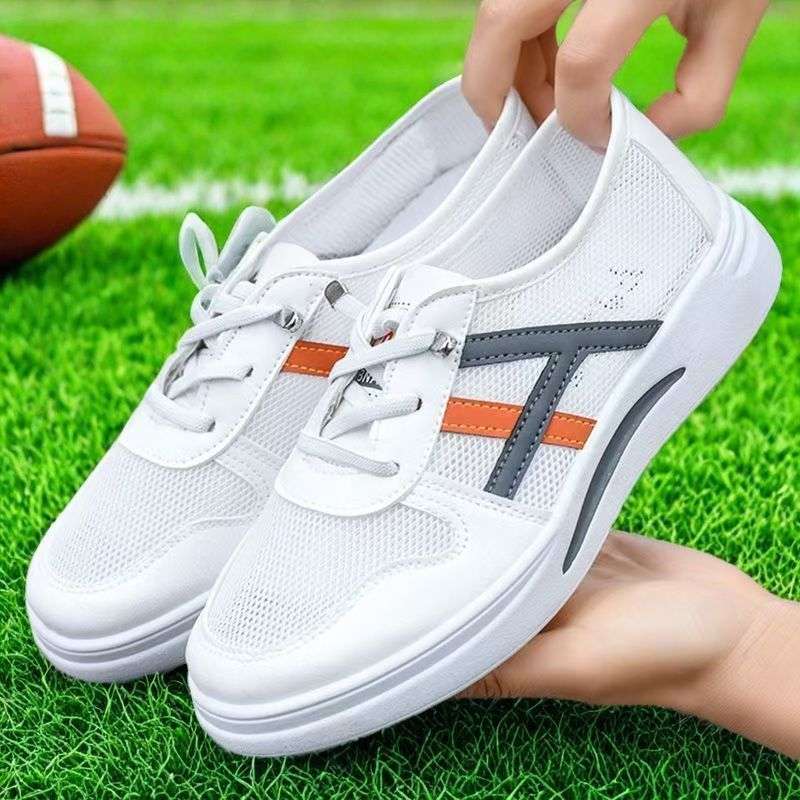 Sneaker Explosion 2025 New Summer Breathable Little White Shoes Ins Student Flat Sandals Sweet Foreign Style