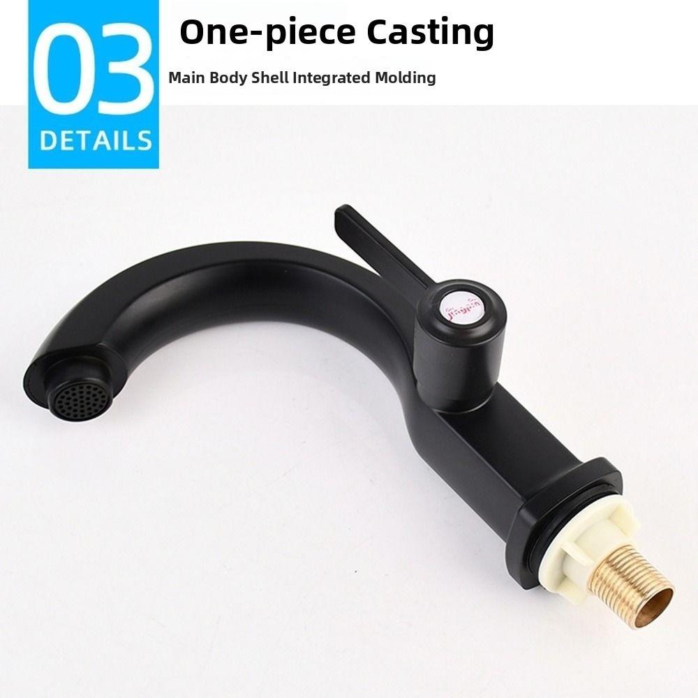 Multifunction Bathroom Basin Faucet Single Cold Deck Mounted Sink Faucet  Kitchen