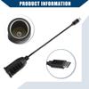 Hihaha 20V Cigarette Lighter Adapter Car RV USB Type C Female Cigarette Lighter Converter