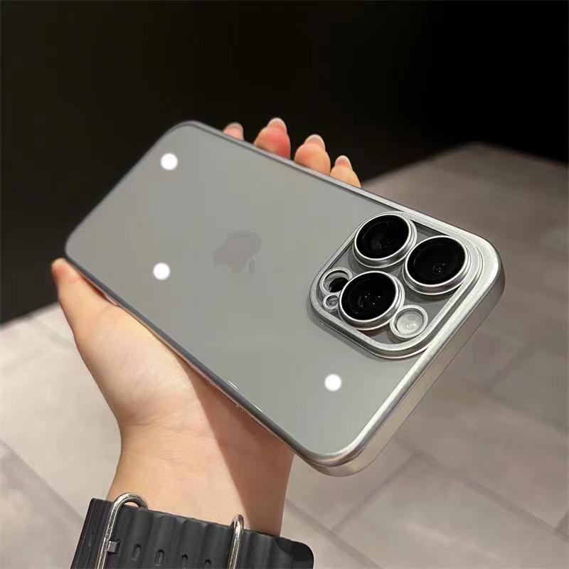 Electroplating matte original color iPhone11 is suitable for Apple 11PROMAX mobile phone case 11 with lens film all-inclusive soft