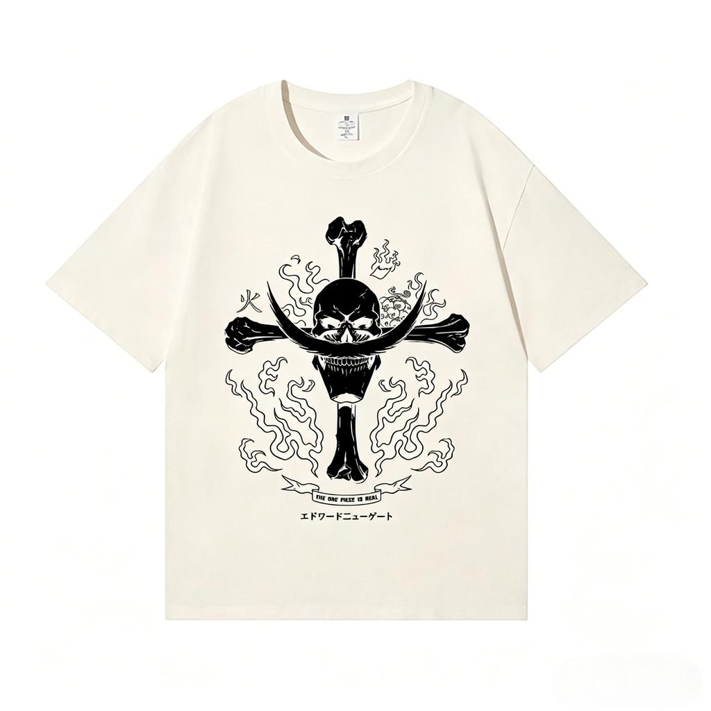 2026 Summer T Shirt ONE PIECE Edward Newgate Anime Style Classic Tee High-quality Streetwear Men's Clothing and Women Clothing