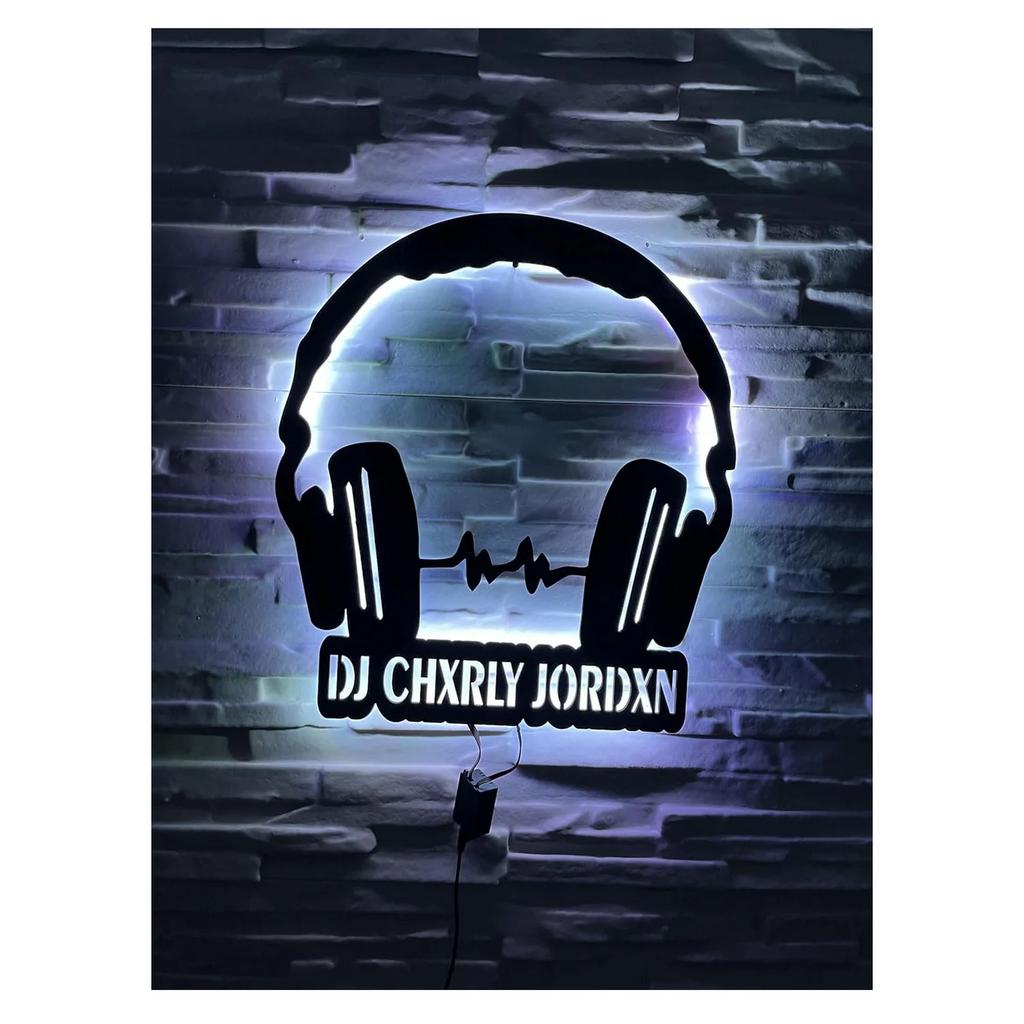 Metal Tin Signs Lighting DJ Wall Decoration Plaque Vintage Art Poster Iron Painting for Man Cave Home Cafe Game Room Club Bar