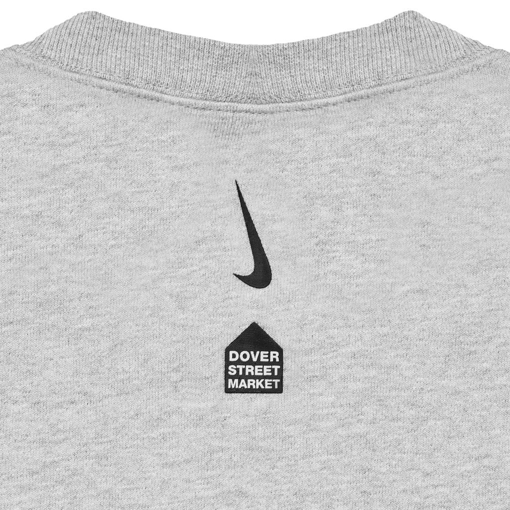 Nike X Dsm Collaboration Fw23 Logo Graphic Crewneck Sweatshirt Unisex Sweatshirt Gray DJ2758-063