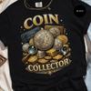 Coin Collecting Tee - Rare Coin Hunter Apparel - Vintage Style Graphic, Soft Cotton Blend, Casual Wear