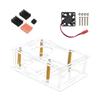 Raspberry Pi 5 Acrylic Case with Cooling Fan