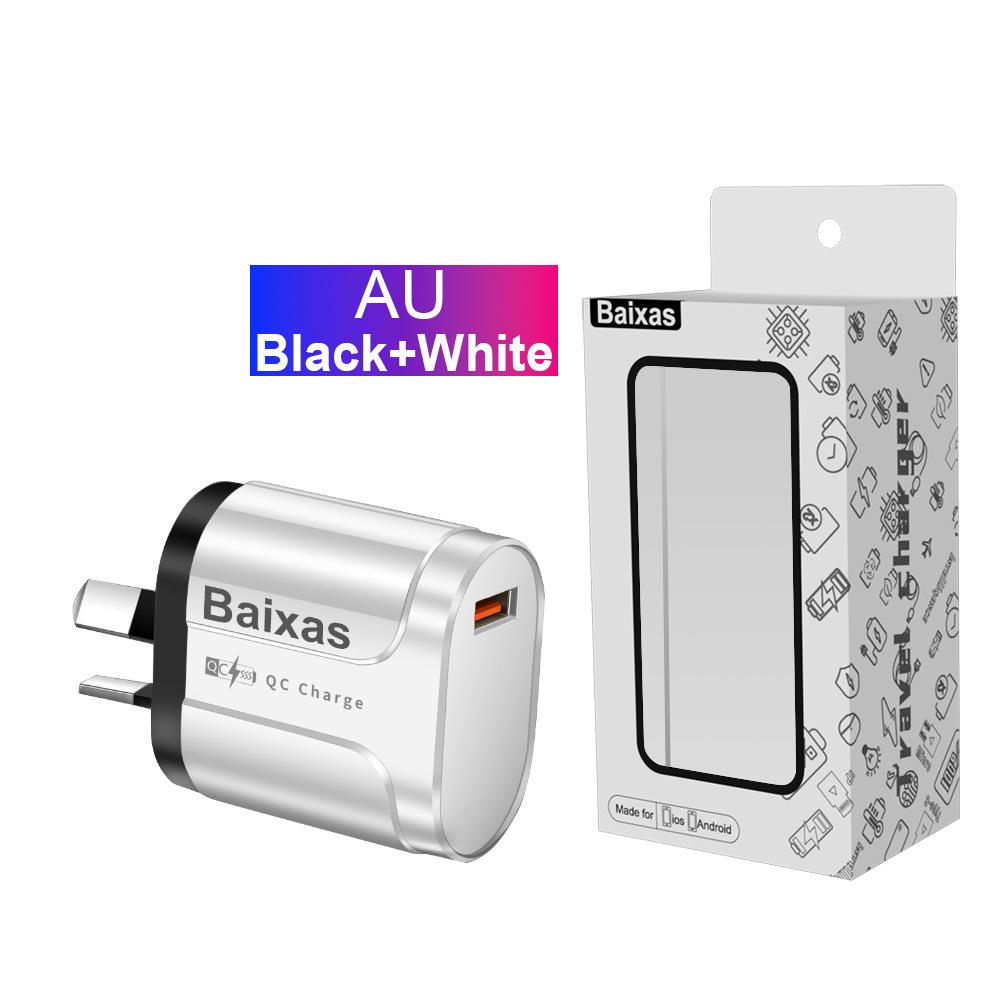 European Standard 4-Port 5V/2.4A USB Travel Charger