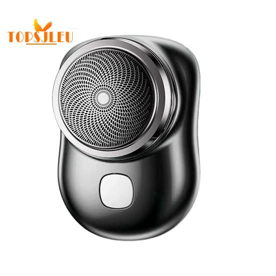 

1 комплект портативной мини-бритвы для мужчин — перезаряжаемая от USB, для влажного и сухого использования, малошумная, высокоскоростная электробритва чёрный