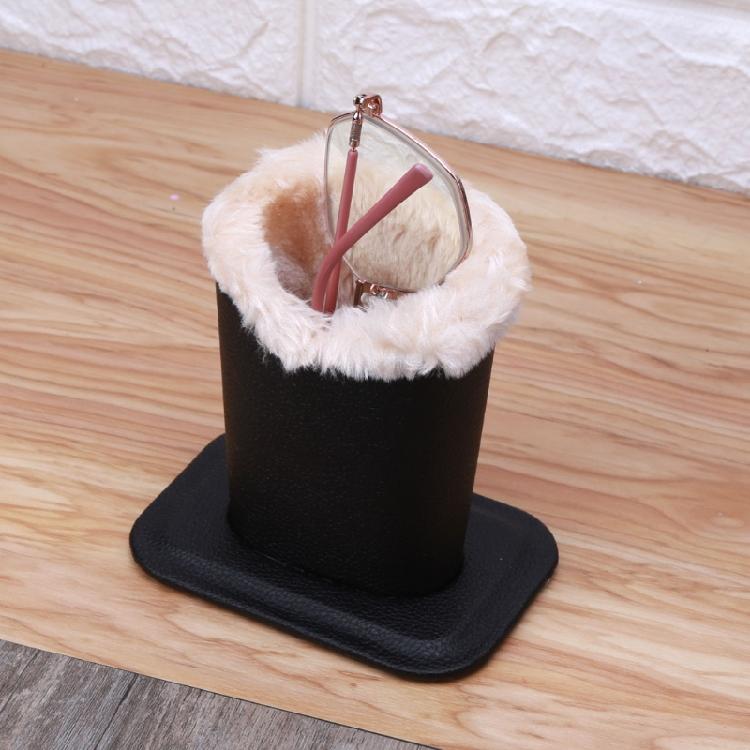 Glasses Stand for Case Plush Lined Double Eyeglasses Holder Protective Glass Hol