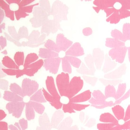 Dyeing Anbo Hand Towel Light Authentic Made in 35cm x 100cm "Cosmos Full, Pink" Dyed, 100% Cotton, Tokuoka, Japan,