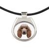 Poodle – Necklace with a geometric design and the inscription "Art-Dog" | Art-Dog