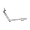 2pcs With Screws Lid Support Hinges Silver Door Stay Hinge Folding Support Hinges  Wooden Boxes