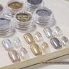 Titanium Gold Laser Mirror Nail Powder – High-Gloss, Iridescent Metal Glitter