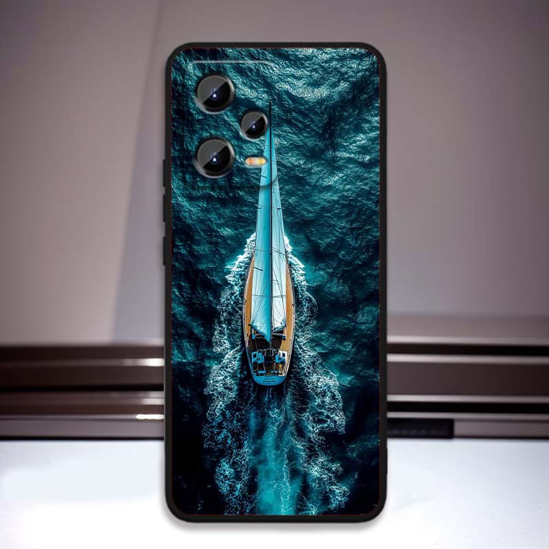 Fashion airplane pattern For Xiaomi Redmi Note 15 14 13 12 12S 11E 11 11S Pro Plus 4G 5G Black Soft TPU Phone Case