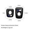 -4PCS Car Door Lock Latch Metal Auto Door Lock P Cover Front Rear Door Lock Knob Stickers Accessories For BMW X5 G05 -202