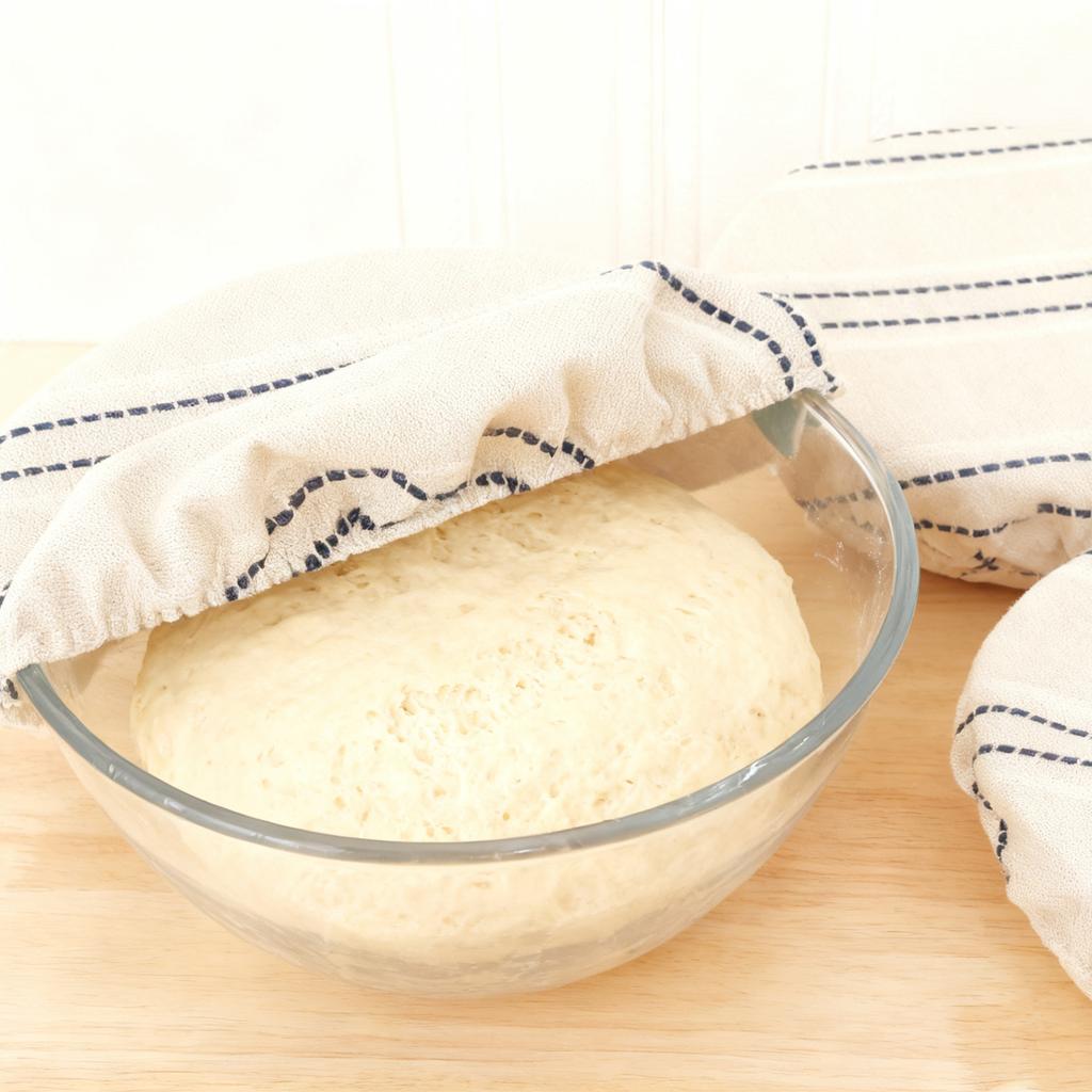 6Pcs Bread Ferment Cover Elastic Reusable Dust Cloth Covers Sourdough Starter Jars Covers Dough Baking Fermentation Cloth Liner