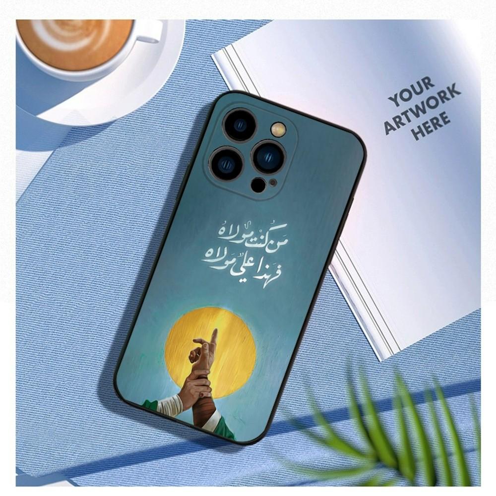 

Imam Hussain Shia Ali Phone Case For iPhone15,14,13,12 Mini 11 Pro XR,X,XS,MAX 7,8 Plus Silicone Cover Soft Black iPhone15