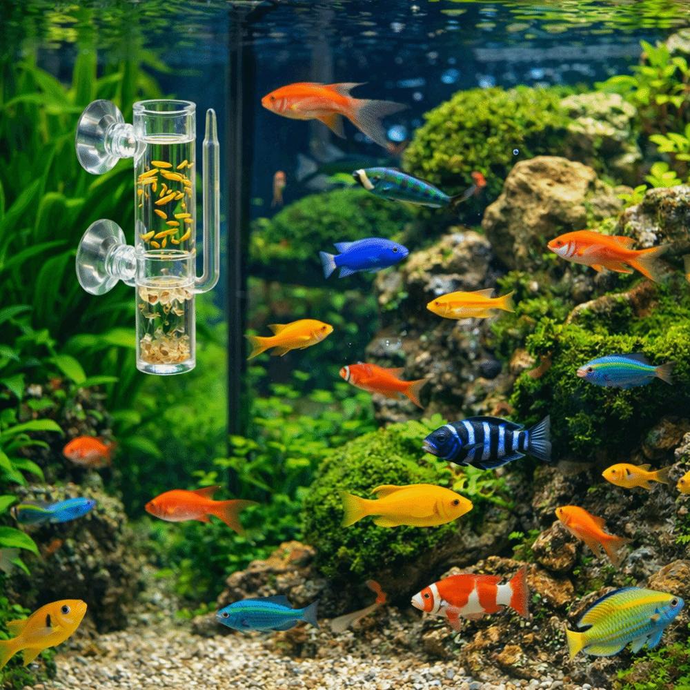 Smooth Glass Shrimp Hatchery Glass Aquarium Breeding Tube Shrimp Egg Incubator  Shrimp Breeding