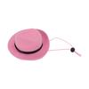 Haustier Cowboyhut Niedlicher Lustiger Cowboy Hundehut für Katzen Hunde Party Festival Tägliches TragenPink