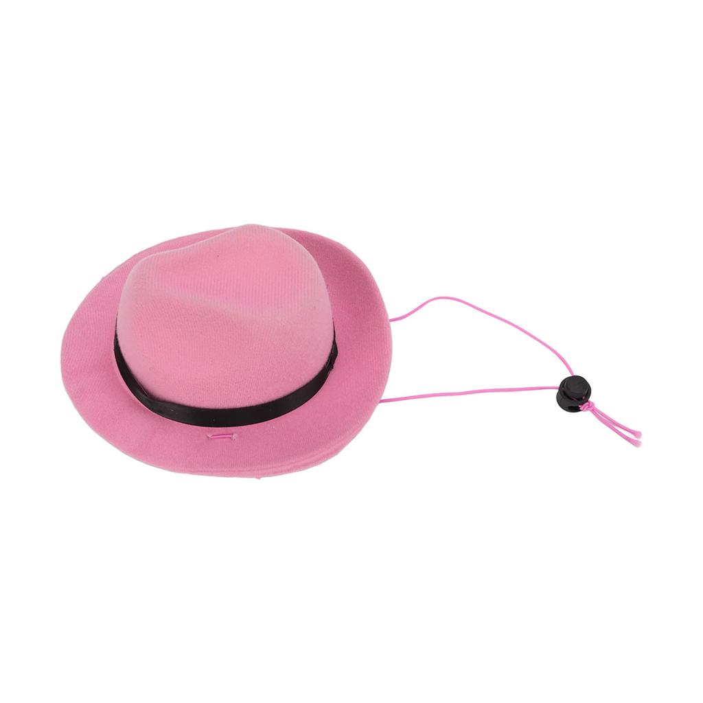 Haustier Cowboyhut Niedlicher Lustiger Cowboy Hundehut für Katzen Hunde Party Festival Tägliches TragenPink