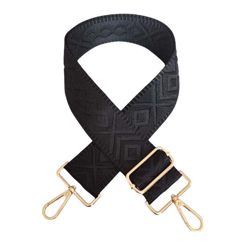 

Широкий 5 см однотонный плечевой ремень для сумок, длинный сменный ремень через плечо, аксессуар для сумки через плечо на одно плечо. Gun Buckle