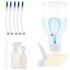 6PCS 360° Spray Bottle Adapters, Weighted Dip Tube Replacement for Most Spray Bottles 6 Pieces