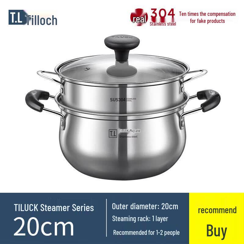Qiwei 304 Stainless Steel Multi-Purpose Cooking Pot
