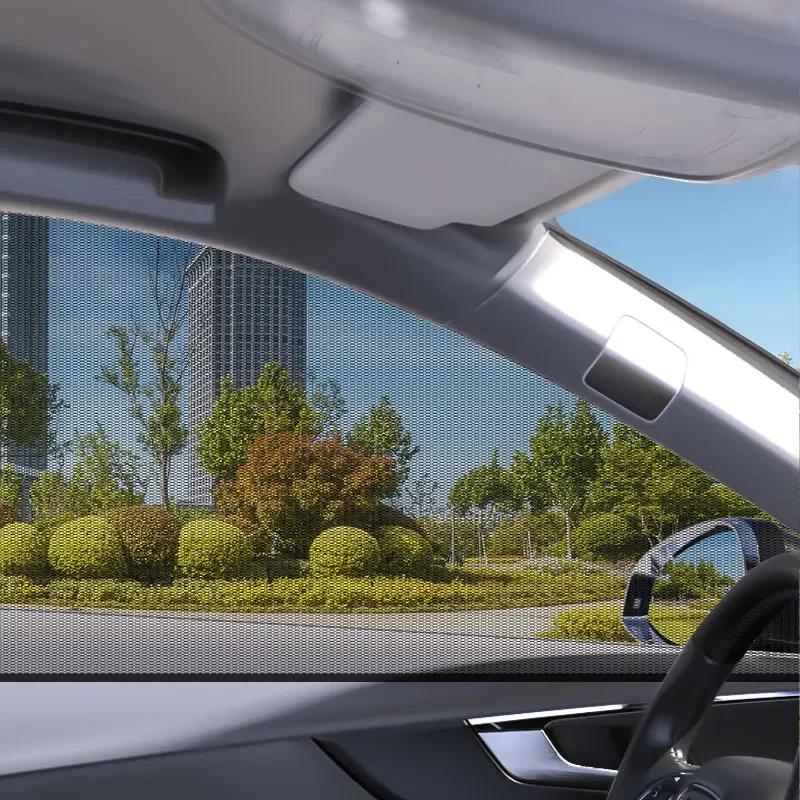 Universal Auto Vorne/Hinten Seite Fenster Sonnenblende Schatten Mesh Abdeckung Auto UV Schutz Vorhang Seite Fenster Sonnenschutz Mesh Kind schützen