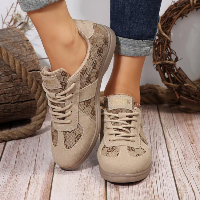 Classic Lace Up Spring and Autumn Women's Casual Sports Shoes Low-top Breathable and Wear-Resistant Sports Shoes 35-43