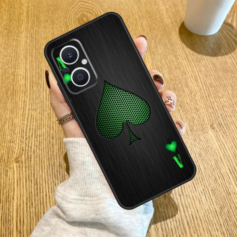

Ace of Spades Funda For OPPO Reno 14 F 10 11 12 13 Pro 13F 12F 11F 7 8 Lite OPPO Find X6 X5 X8 X9 Pro Case OPPO Reno8 5G