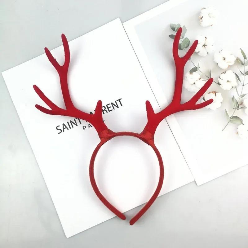 

Рождественский подарок, повязка на голову из рогов оленя, многоцелевая повязка на голову из рогов, милая рождественская повязка на голову из рогов, забавный рождественский головной убор