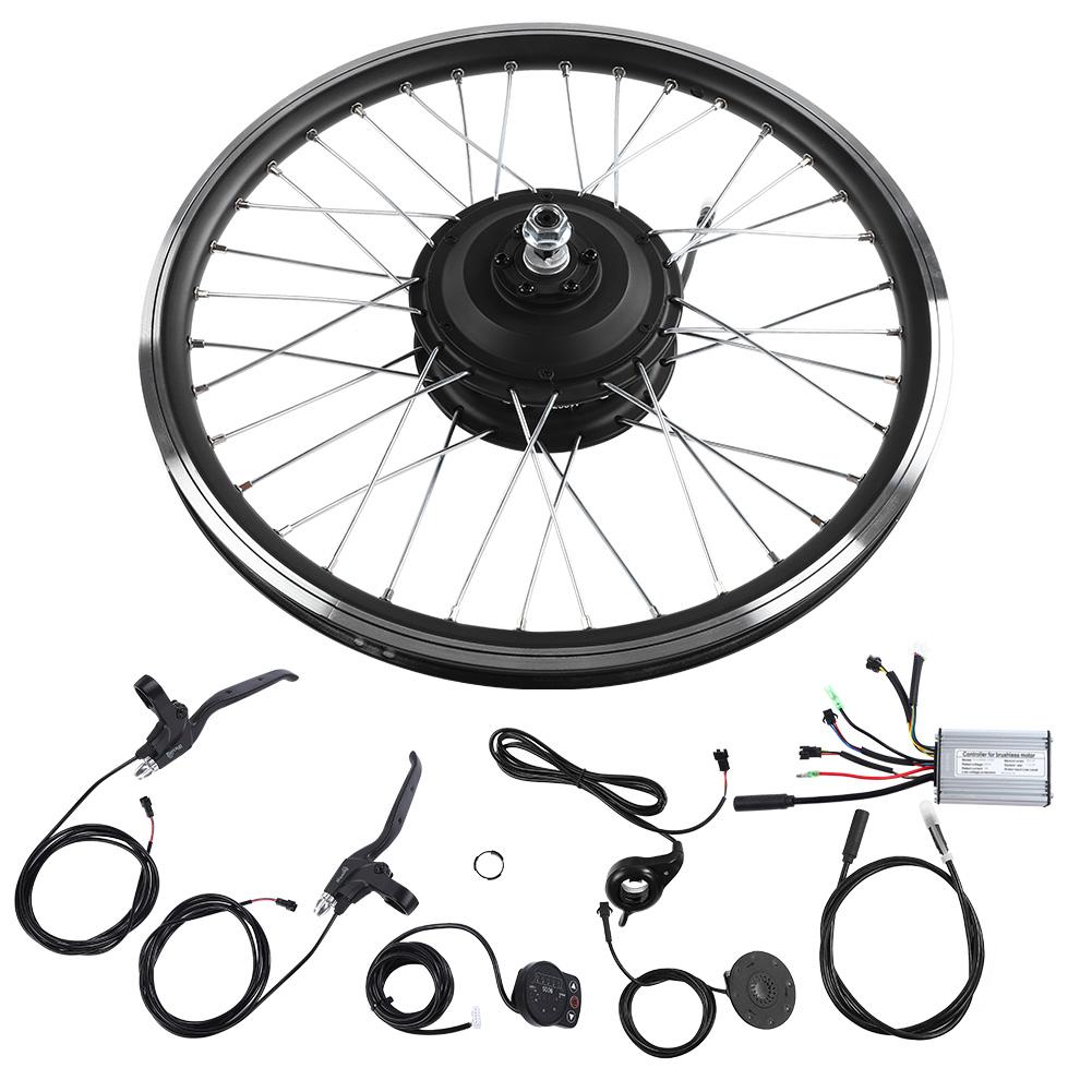 36V 250W מנוע KT900S תצוגת LED 20 גלגל ערכות המרה לאופניים חשמליים (מנוע קדמי)