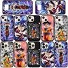 Telefono dėklas, skirtas Samsung Galaxy S25 S24 S23 iPhone 16 15 Xiaomi Redmi Note 14 13 12 16E 11 Pro Max XR OPPO Moto Super Dragon Ball Goku DragonBall dangtelis