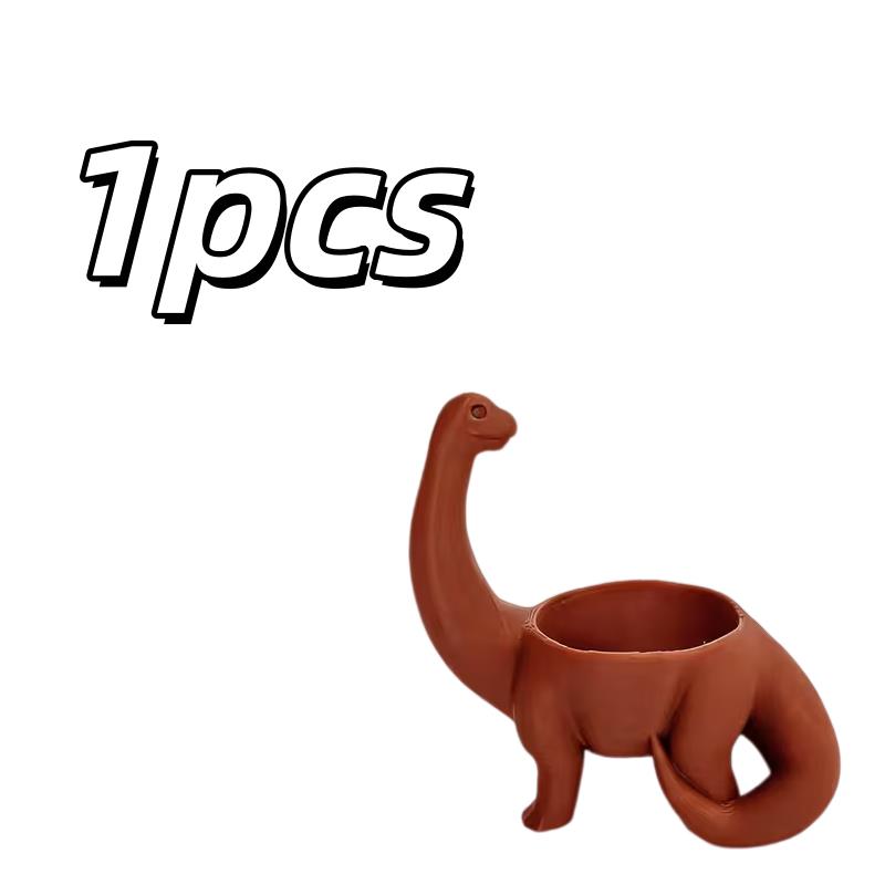 

1pcs Dinosaur-Shaped Planter Pot – with Drainage, for Succulents, Herbs, Indoor/Outdoor, Desktop