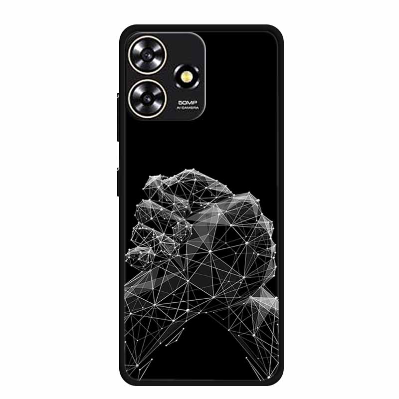 Für ZTE Blade V50 DESIGN 4G Hülle Original Weiches Silikon TPU Handyhüllen Rückseite für ZTE V50 Design 4G Mode Planet Coque