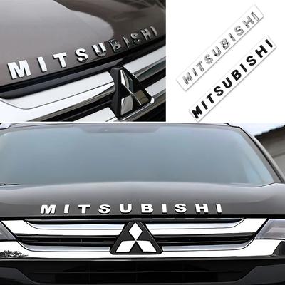 Sticker Logo Emblema Auto 3D per Cofano Anteriore Camion Adesivo Decorativo Per Ralliart Lancer L200 Outlander ASX Pajero V73