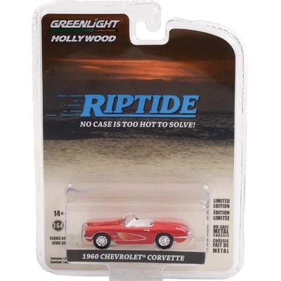 Greenlight SCALE HOLLYWOOD SERIES 34 1960 CHEVROLET CORVETTE RIPTIDE Greenlight Scale Hollywood Series 34 Chevrolet Corvette 164 - 164 "1960 -