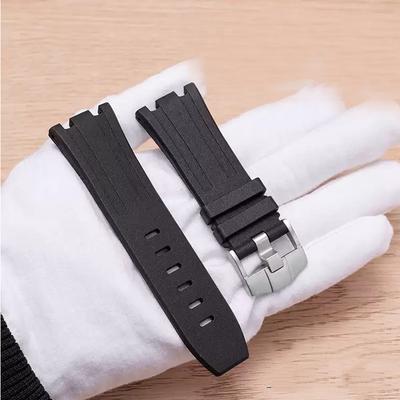 Uhrenarmband geeignet für AP Royal Oak Offshore Serie 15400/15202/15703 wasserdichtes Gummi-Silikon-Armband 28mm