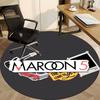 1PC Maroon 5 Office Round Rug Perfect for Office Non-Slip Backing, Decorative Floor Mat yy250916059