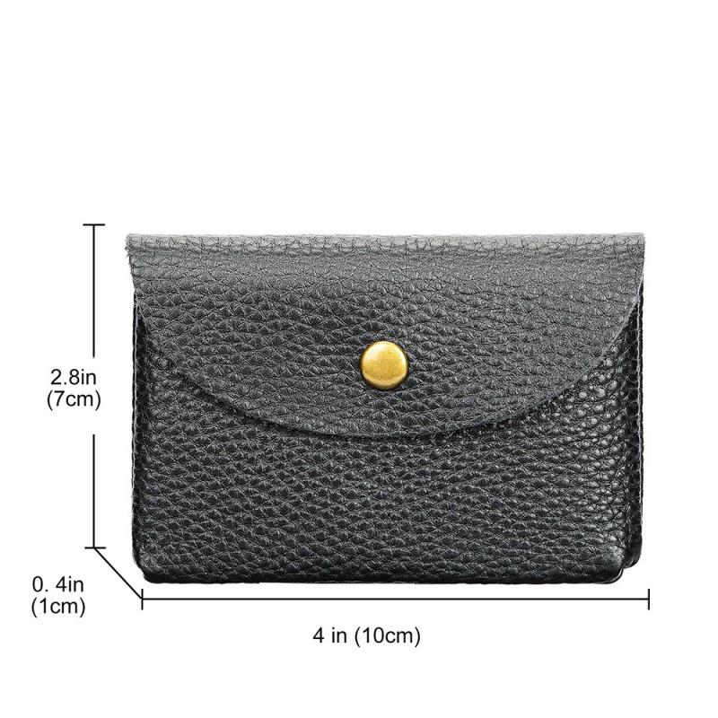 Men's Handmade Soft Cowhide Mini Coin Purse Women's Simple Leather Bag Card Business Storage