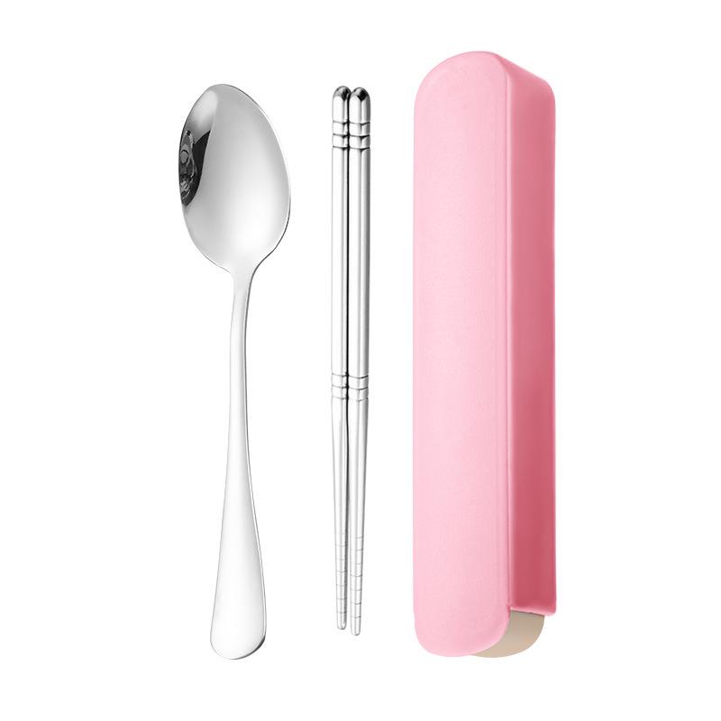304 Stainless Steel Cutlery Set: Custom Logo Chopsticks, Spoon & Fork for Events