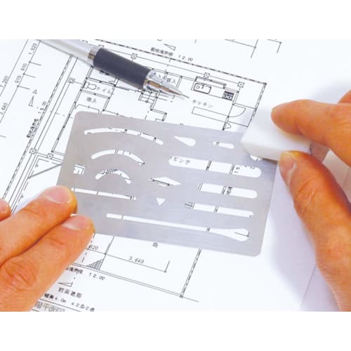 Shinwa Sokutei Stainless Steel Eraser Board 70963