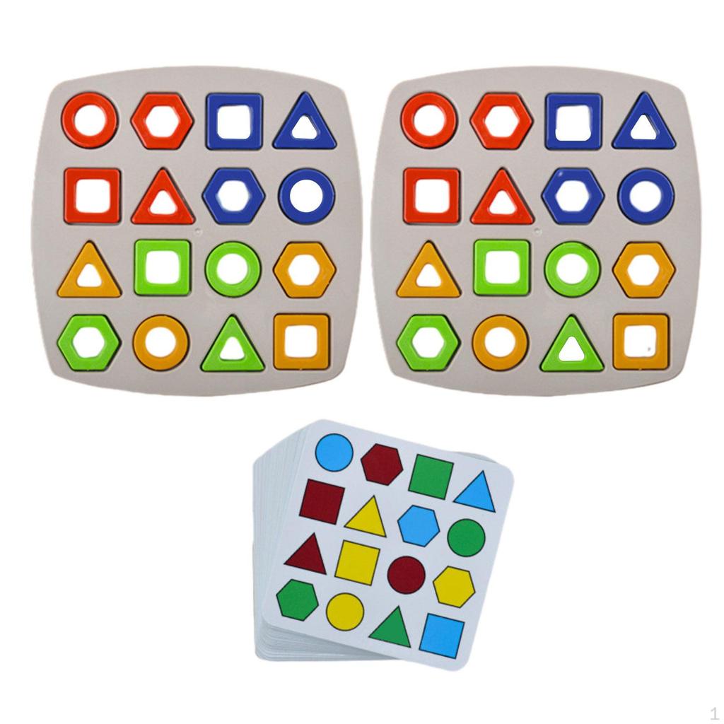 Geometric Stacker Game Development Toy Learning Activity Early Educational Shape Matching Puzzle for
