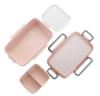 Microwave Lunch Box Independent Treatment for Children Bento Box Portable Leakage Portable Vease Bento Lunch Box Food Container | Breakfast Boxes (Pin