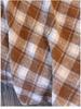 2025 Winter Plus Size Retro Plaid Midi Skirt - Thick Wool for 130-320 Jin