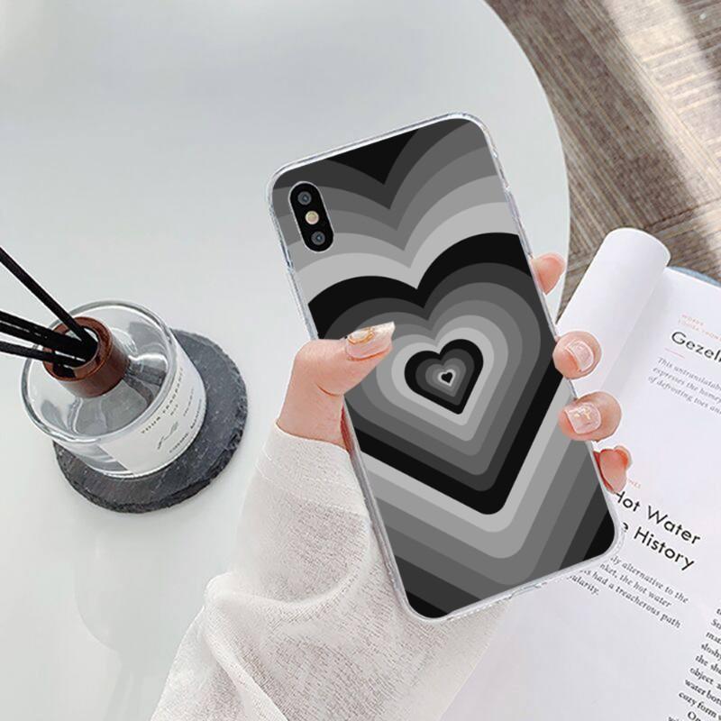 Latte Love Kaffee Herz Handyhülle Für IPhone 14 13 12 11 XS X 8 7 6 Plus Mini Pro Max SE 2022 Weiche Transparente Handyhülle
